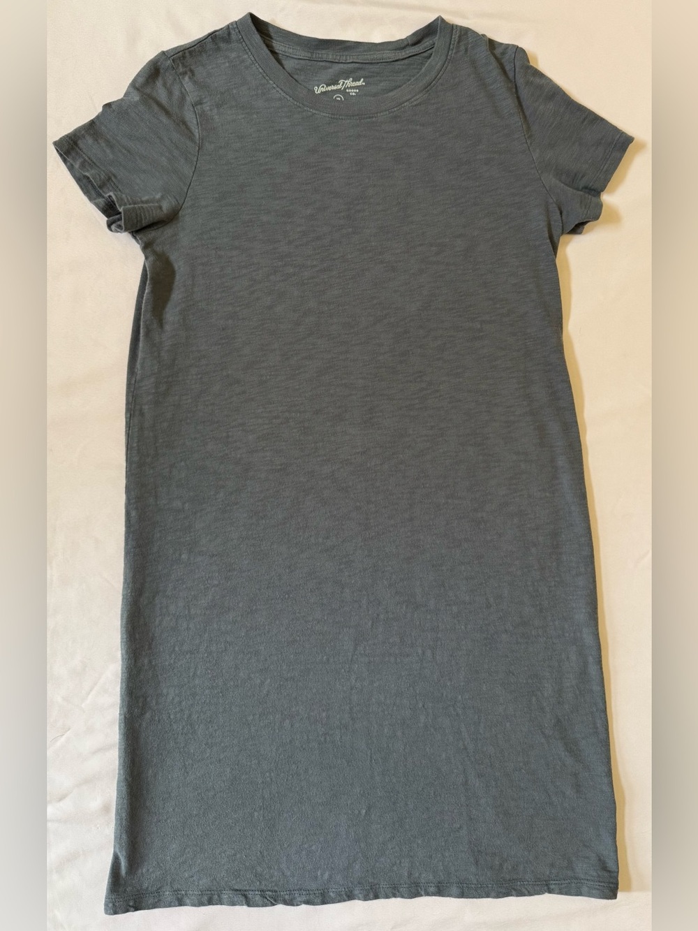 Universal Thread T-Shirt Dress-Slate Gray XS